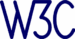 The WCAG icon in plain dark blue lines